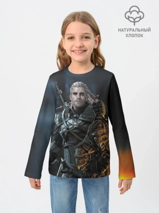 Детский лонгслив / Геральт Ведьмак