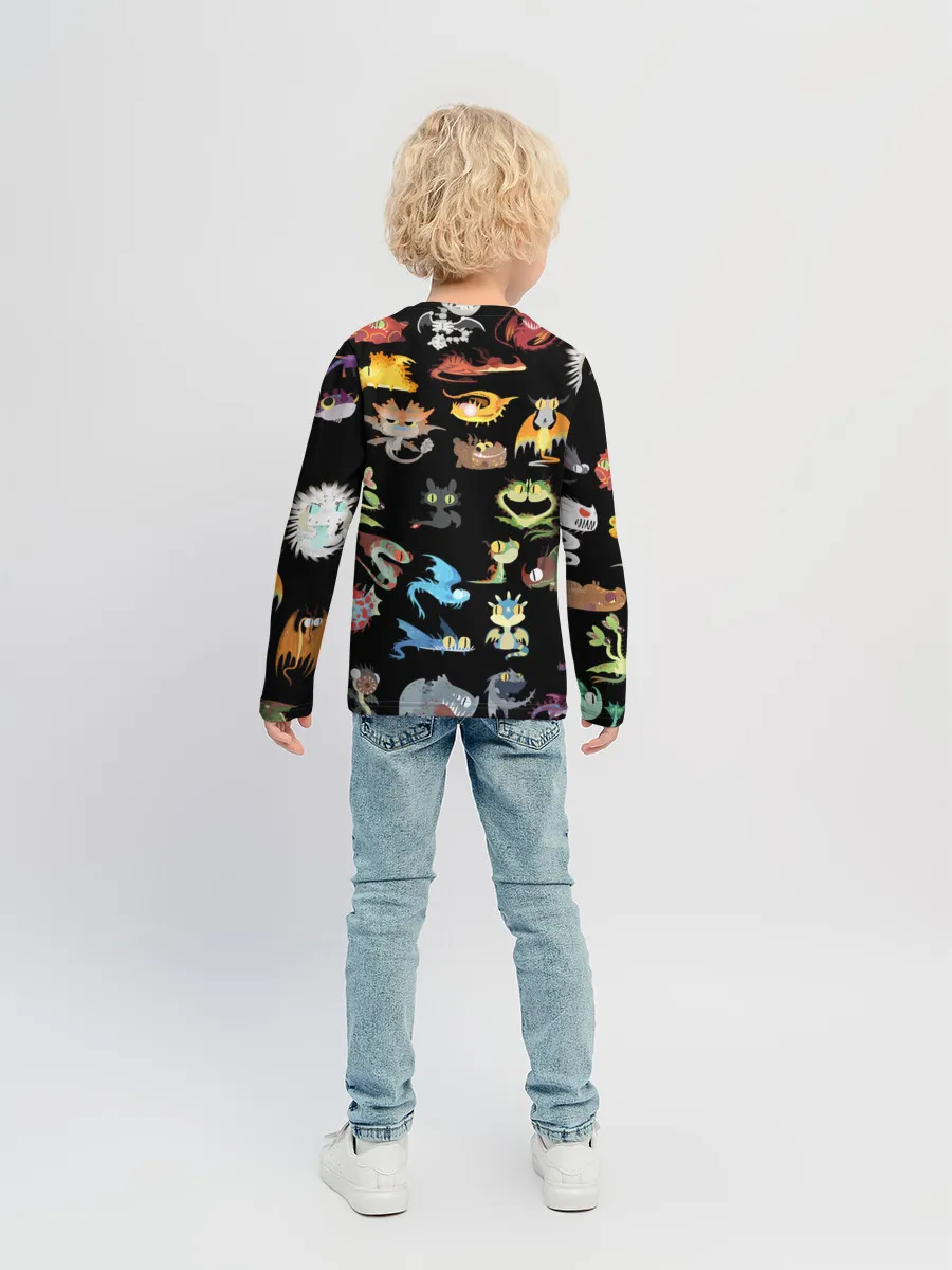 Детский лонгслив / How to Train Your Dragon