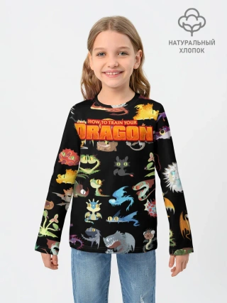 Детский лонгслив / How to Train Your Dragon