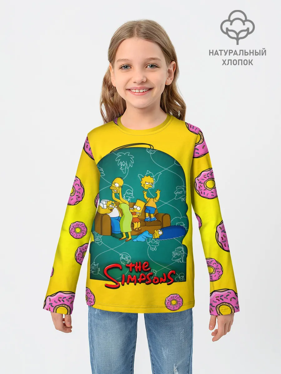 Детский лонгслив / Симпсоны