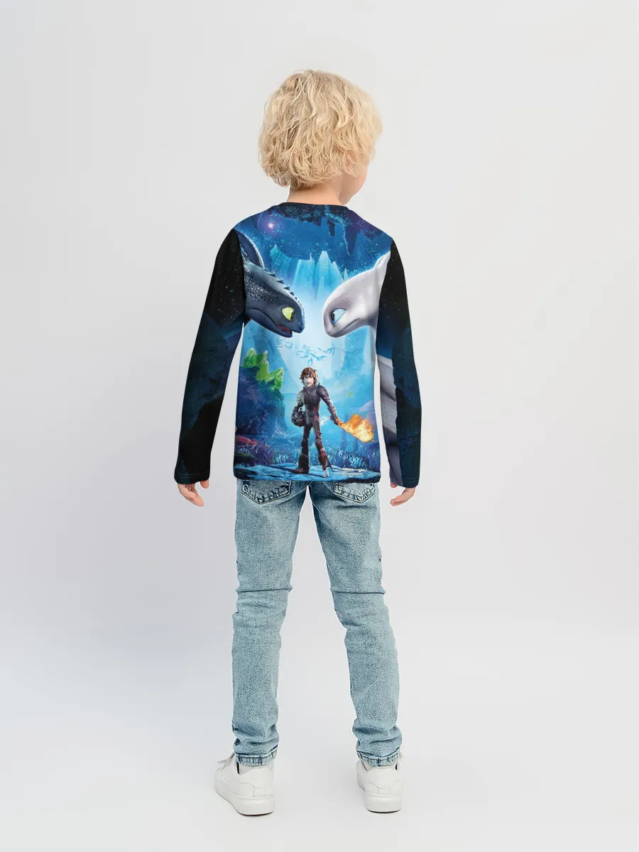 Детский лонгслив / Как приручить дракона 3