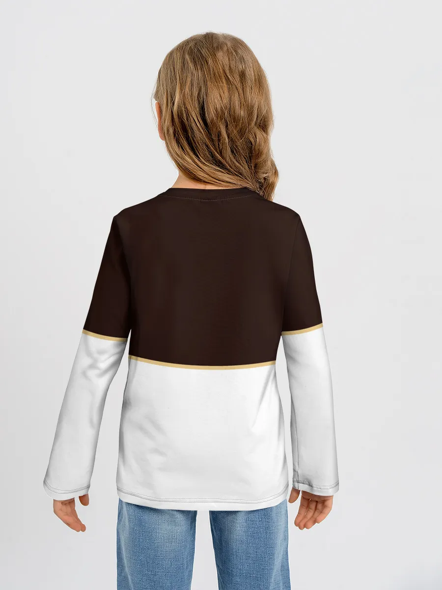 Детский лонгслив / Мантия Чёрный Бык