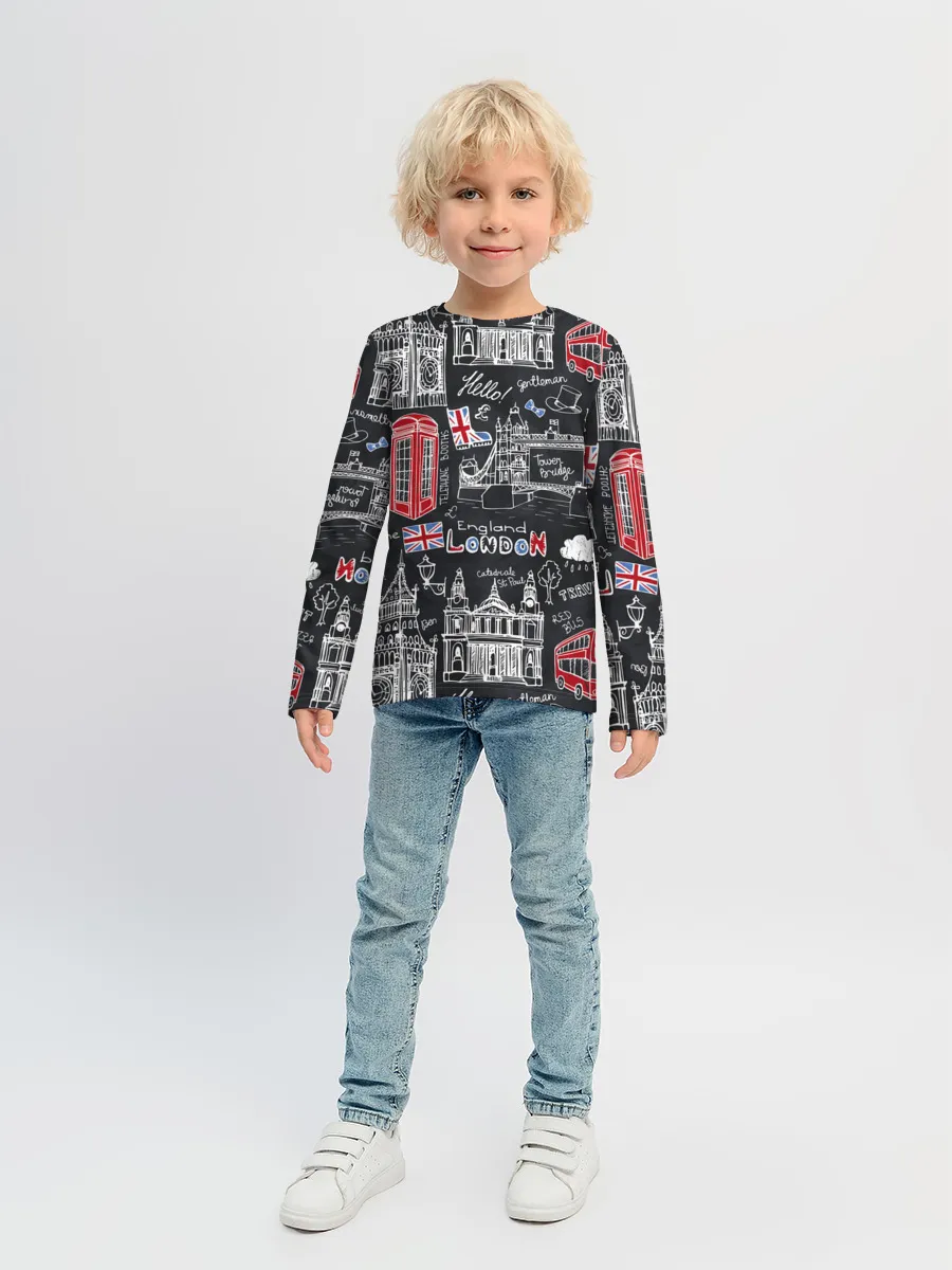Детский лонгслив / Лондон