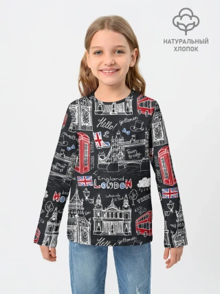 Детский лонгслив / Лондон