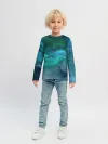 Детский лонгслив / Изумрудные Облака