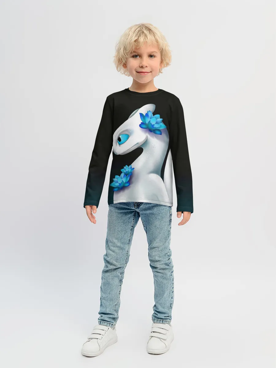 Детский лонгслив / Как приручить дракона