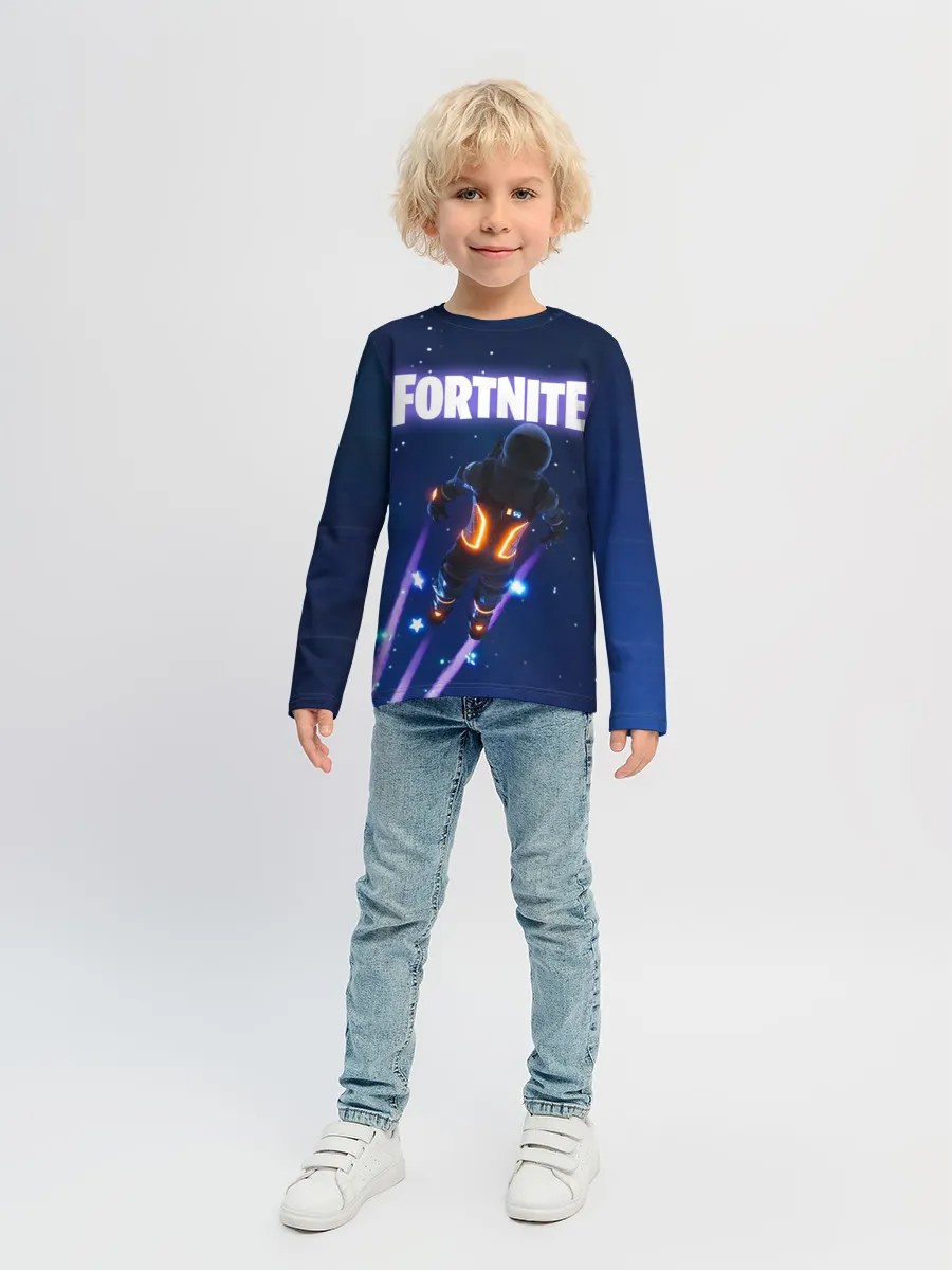 Детский лонгслив / Dark Voyager Fortnite