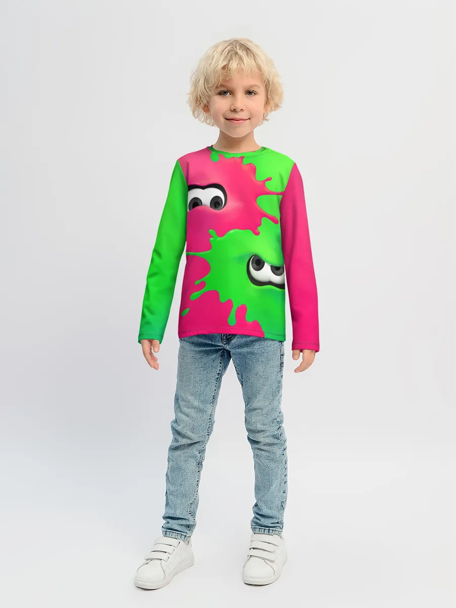 Детский лонгслив / Splatoon 2