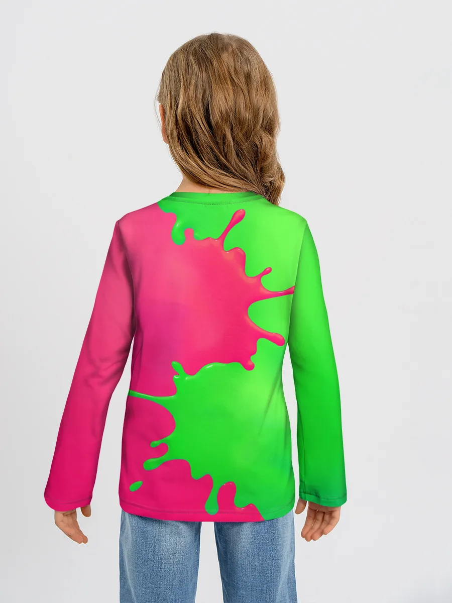 Детский лонгслив / Splatoon 2