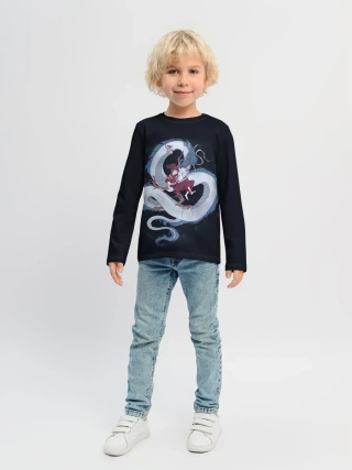 Детский лонгслив / Нежность дракона и Тихиро