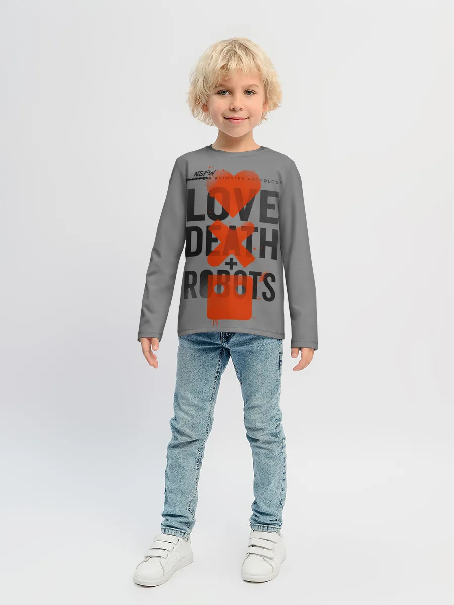 Детский лонгслив / LoveD+R