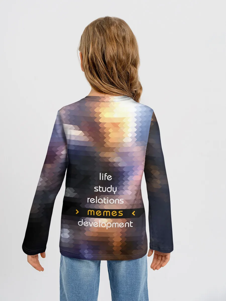 Детский лонгслив / Memes Nation