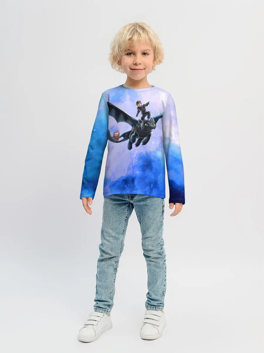 Детский лонгслив / Night Fury