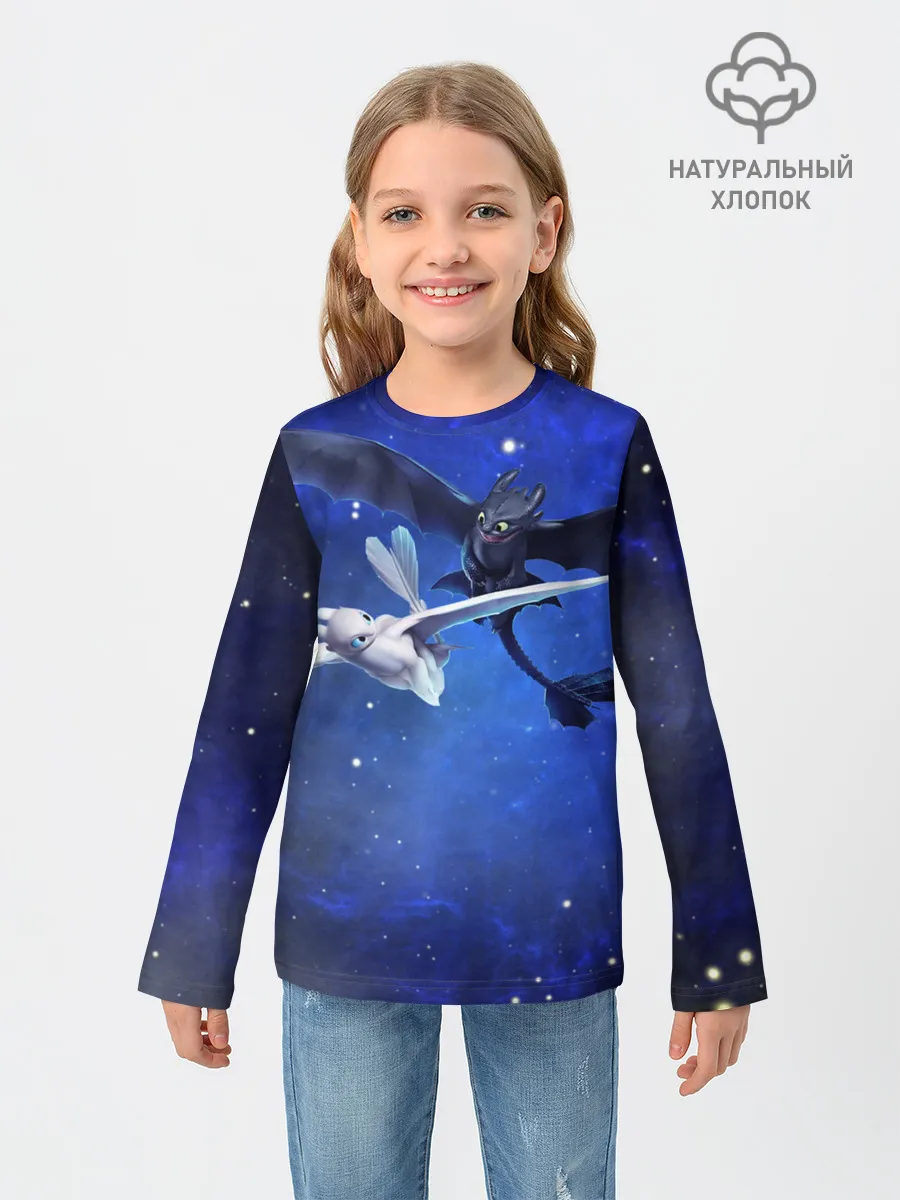 Детский лонгслив / Night Fury