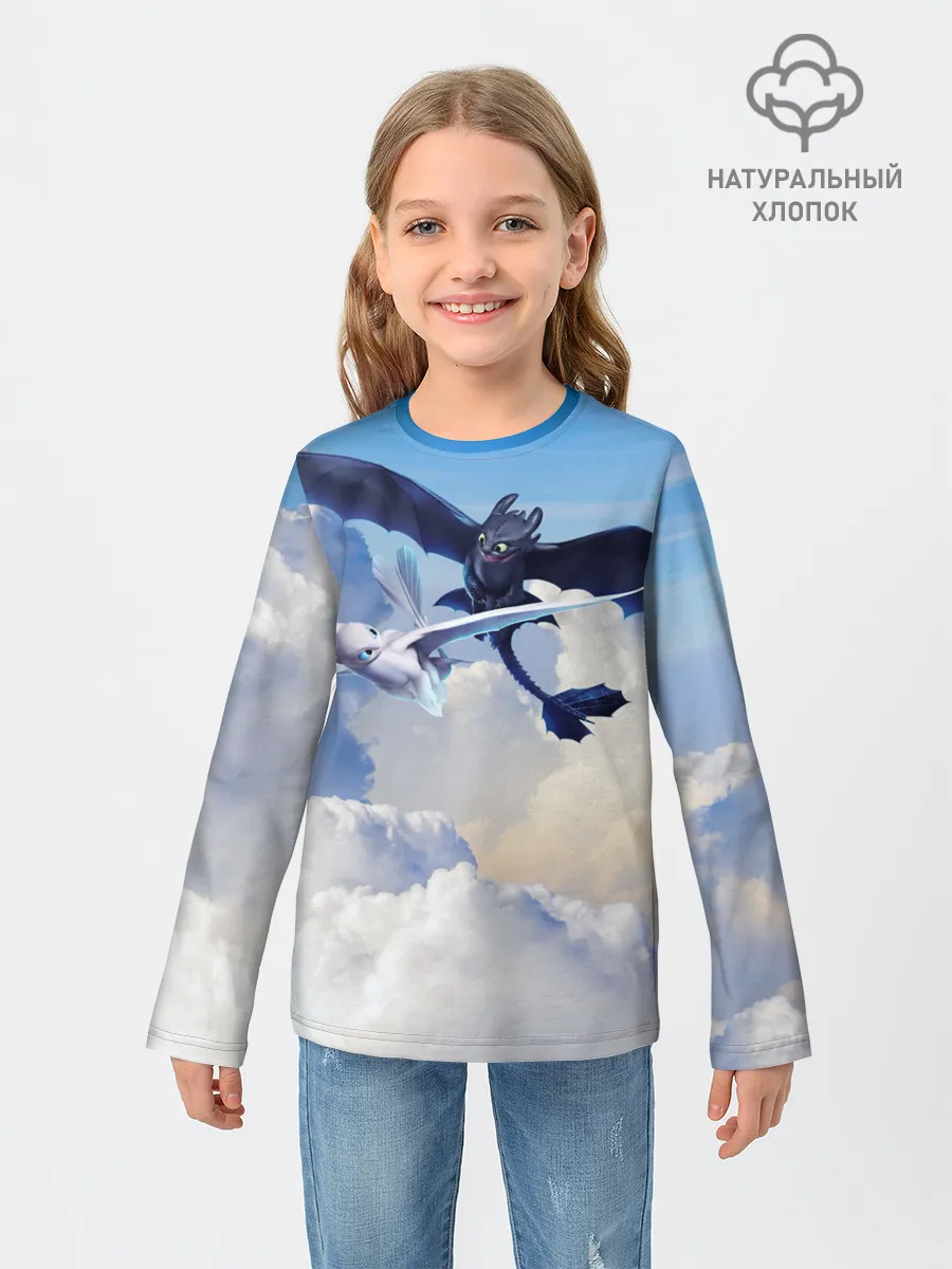 Детский лонгслив / Night Fury