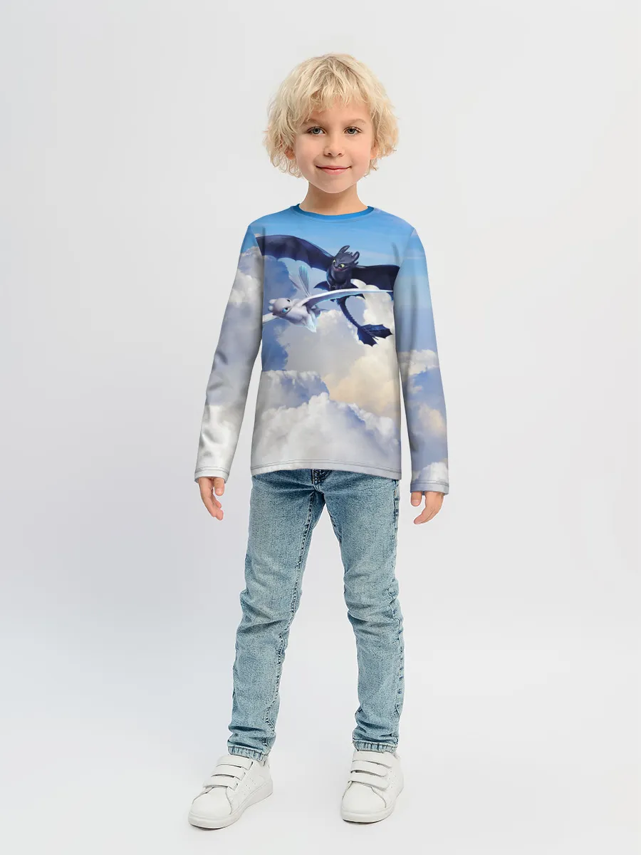 Детский лонгслив / Night Fury