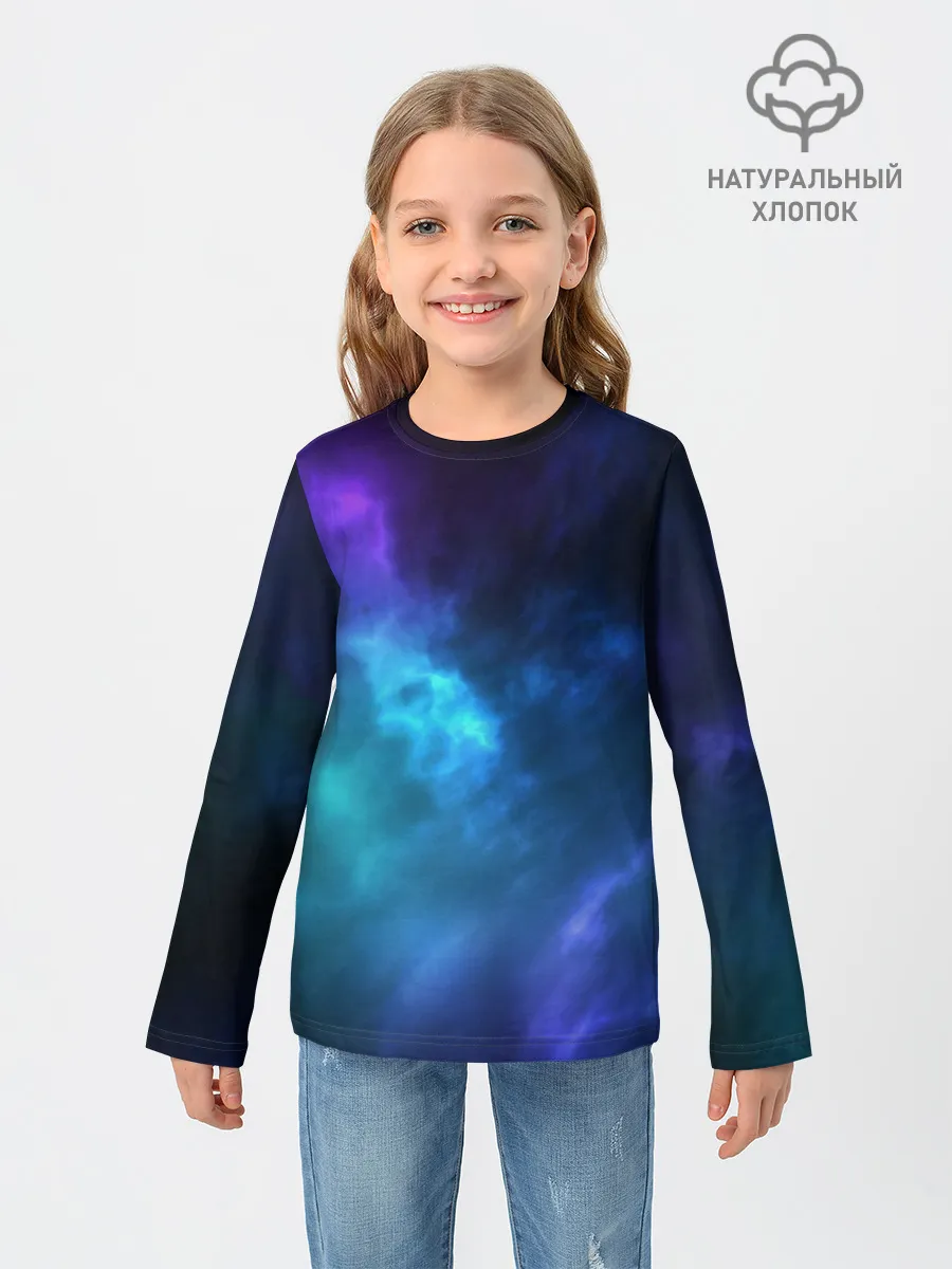 Детский лонгслив / Космос