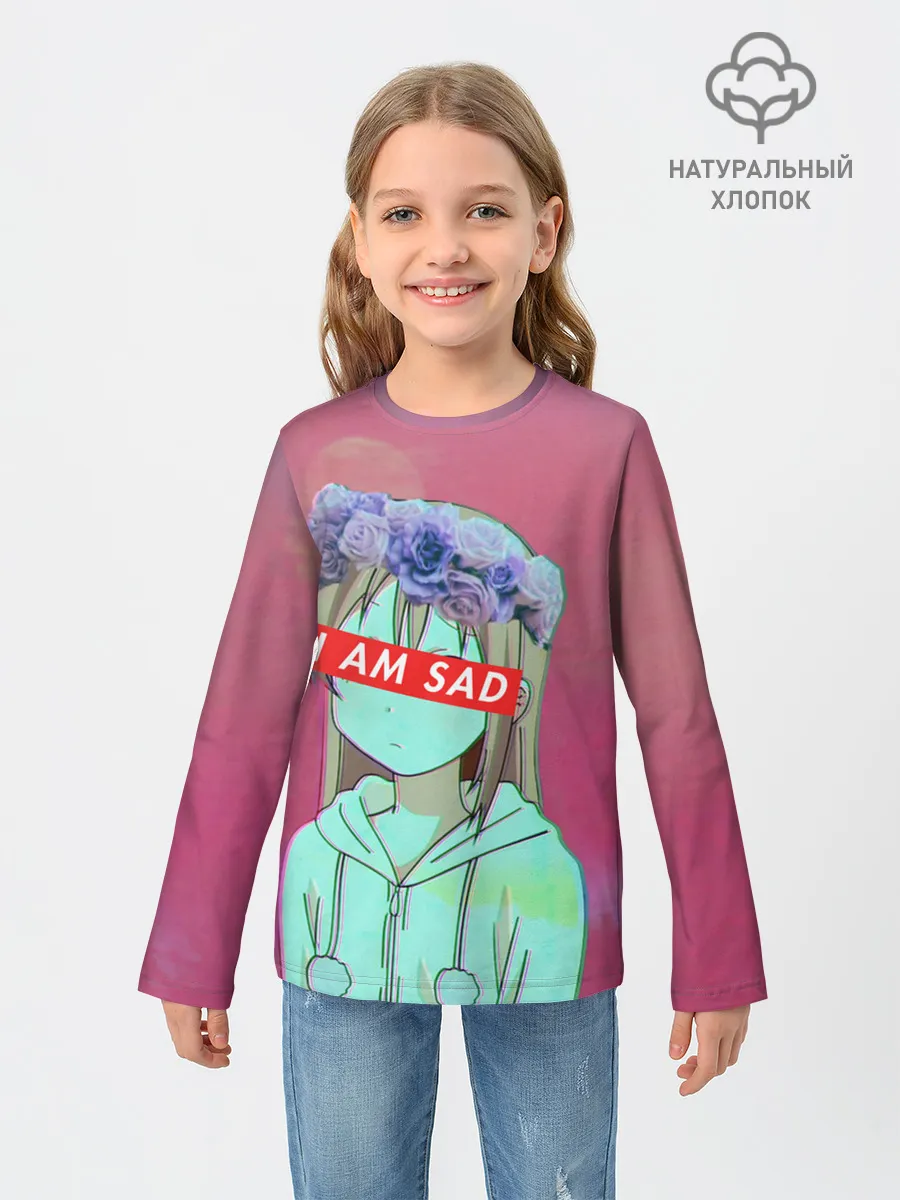 Детский лонгслив / Sadness