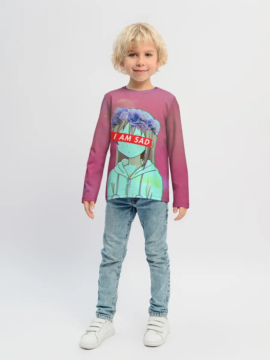 Детский лонгслив / Sadness