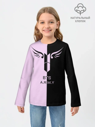 Детский лонгслив / BTS A.R.M.Y