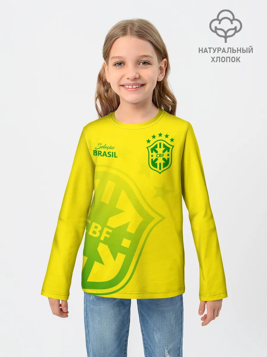 Детский лонгслив / Бразилия
