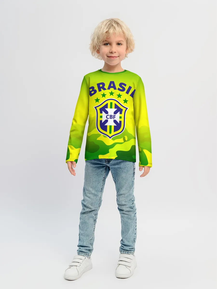 Детский лонгслив / Бразилия