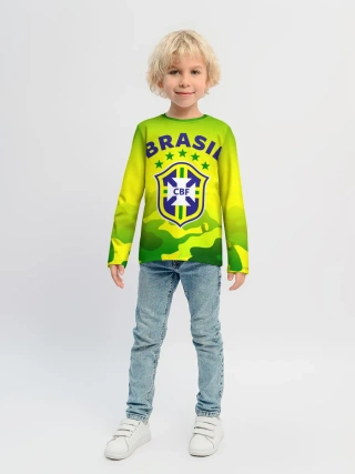 Детский лонгслив / Бразилия