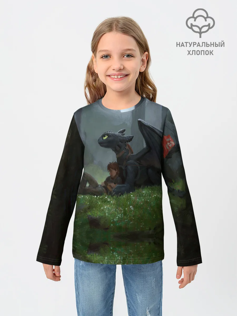 Детский лонгслив / Верные друзья