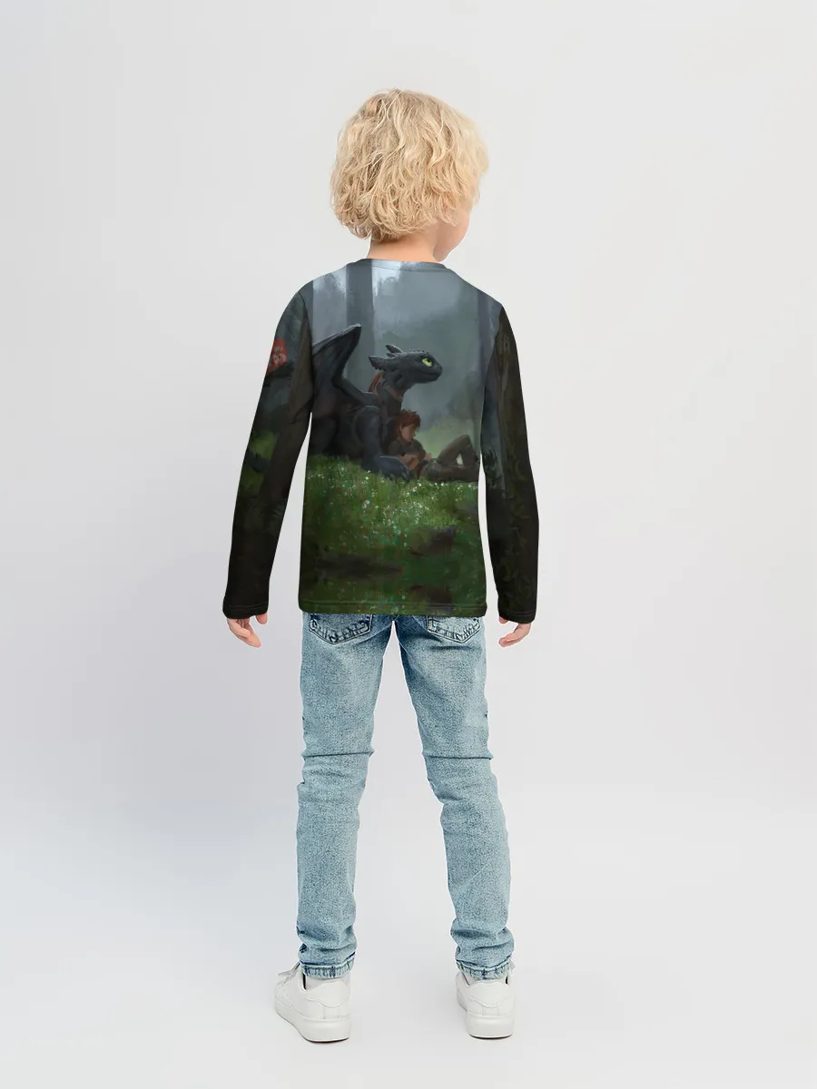 Детский лонгслив / Верные друзья