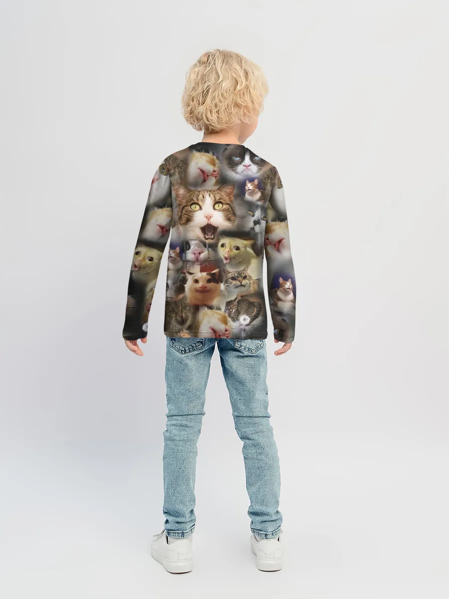 Детский лонгслив / Те самые коты