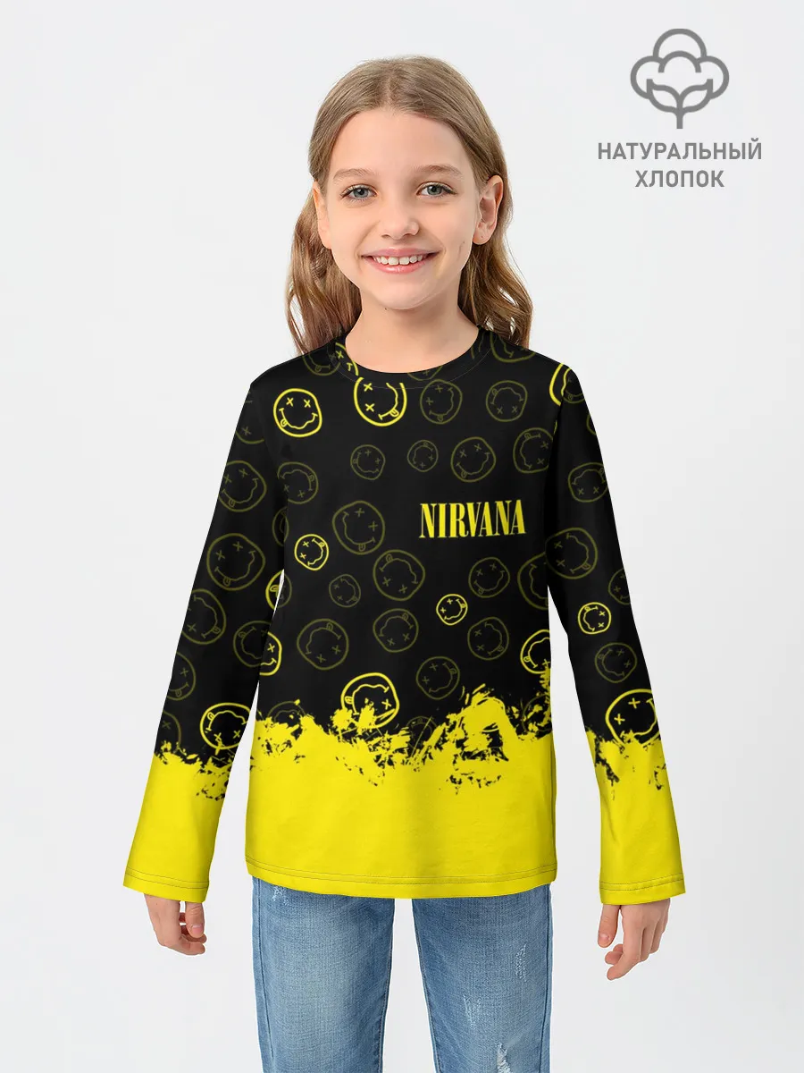 Детский лонгслив / NIRVANA