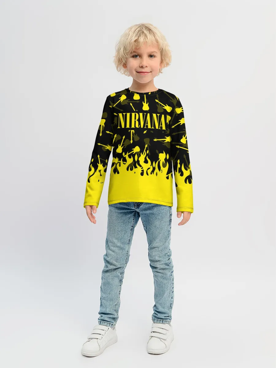 Детский лонгслив / NIRVANA