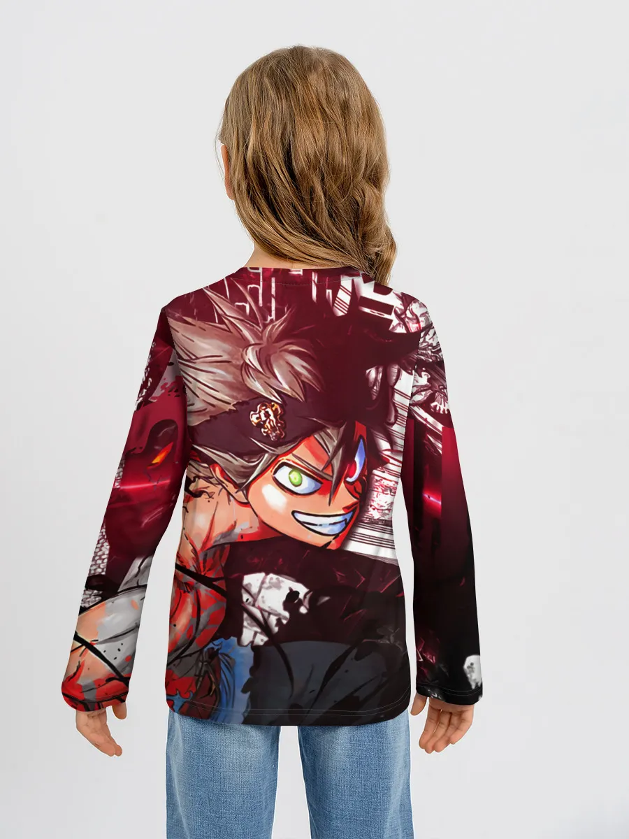 Детский лонгслив / Брутальный арт Асты