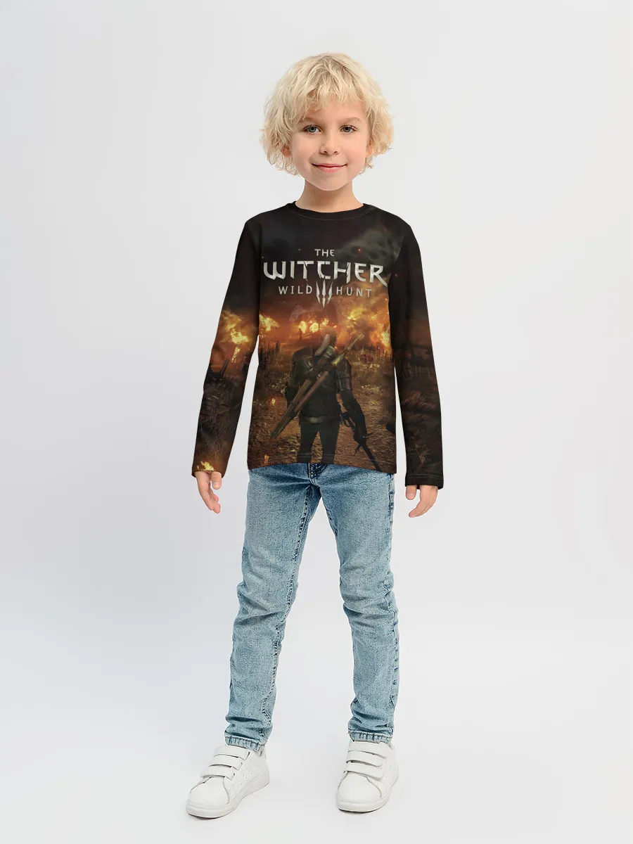 Детский лонгслив / The witcher