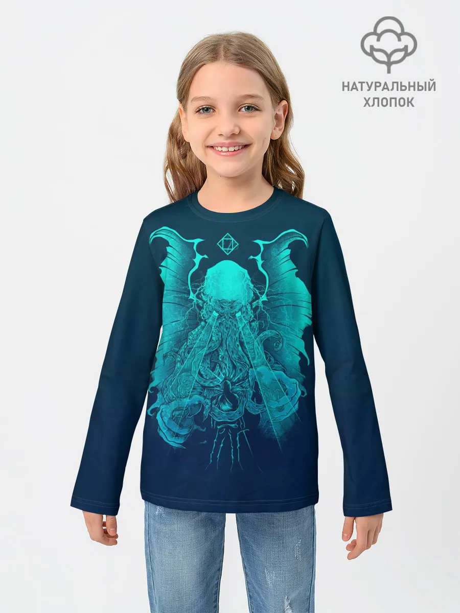 Детский лонгслив / Ктулху