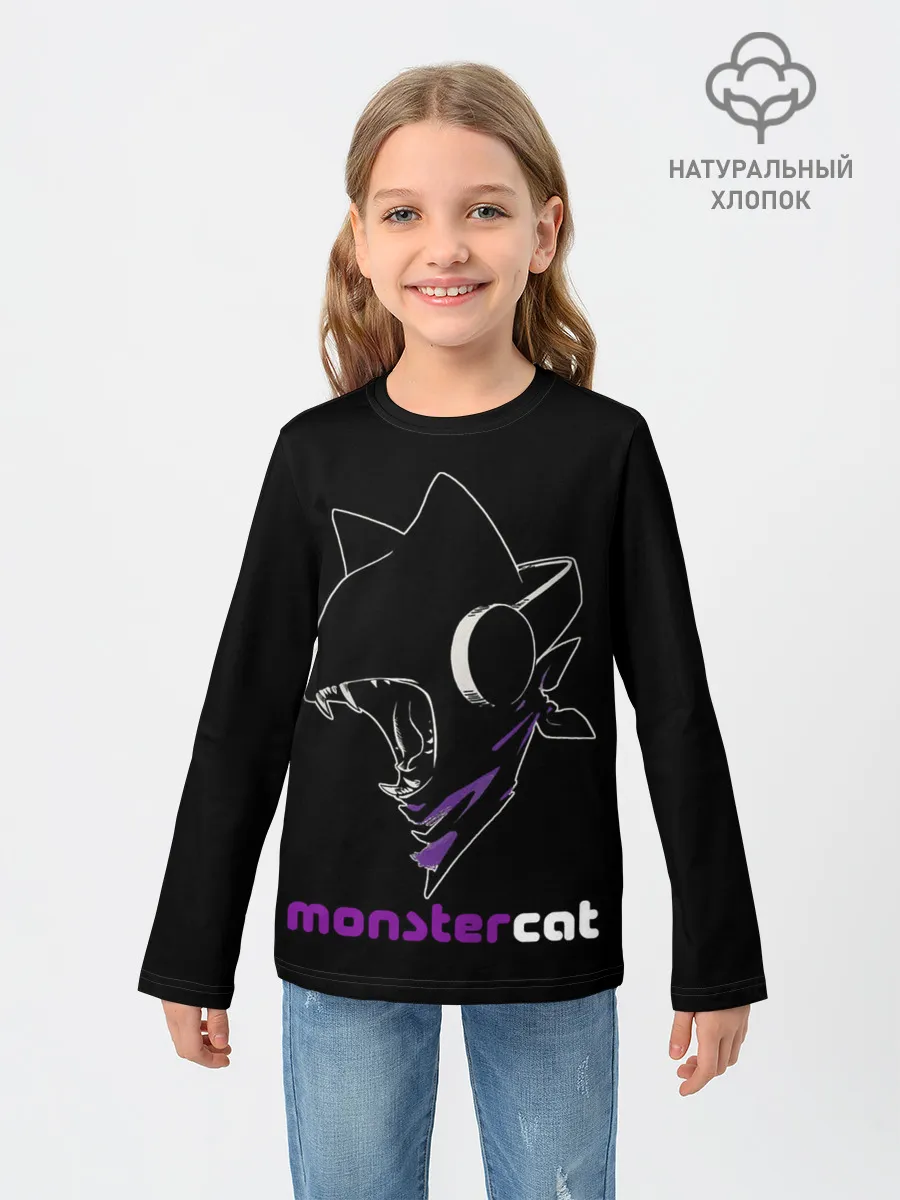 Детский лонгслив / Monstercat