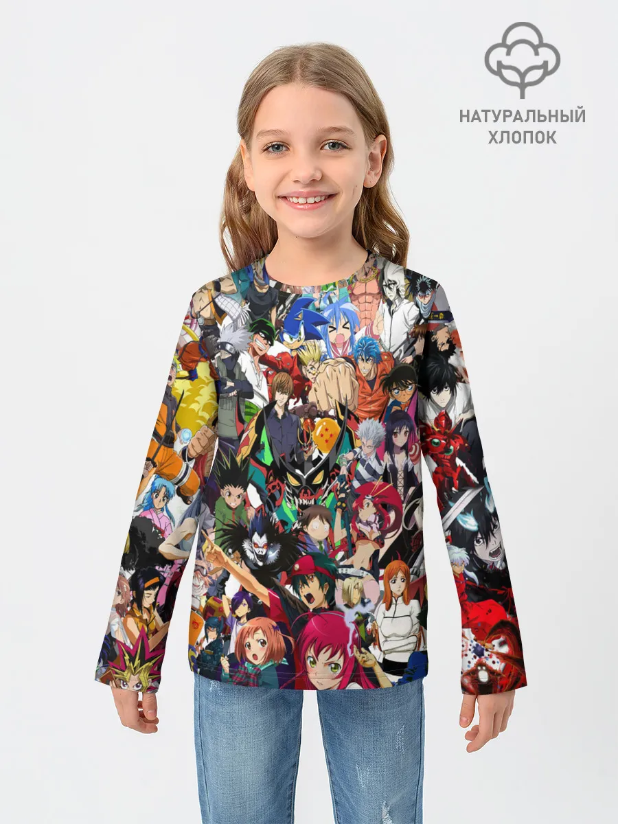 Детский лонгслив / ANIME HEROES | АНИМЕ ГЕРОИ