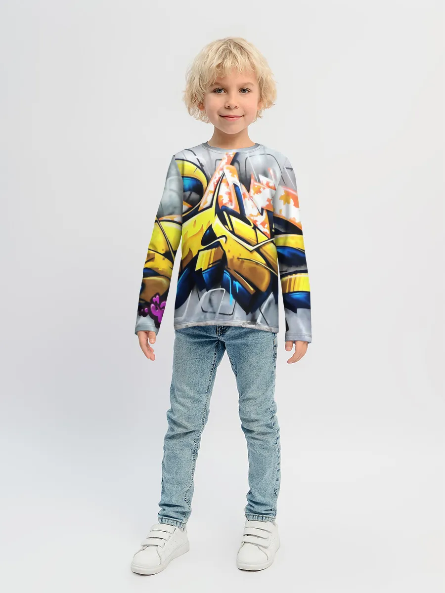 Детский лонгслив / Street art