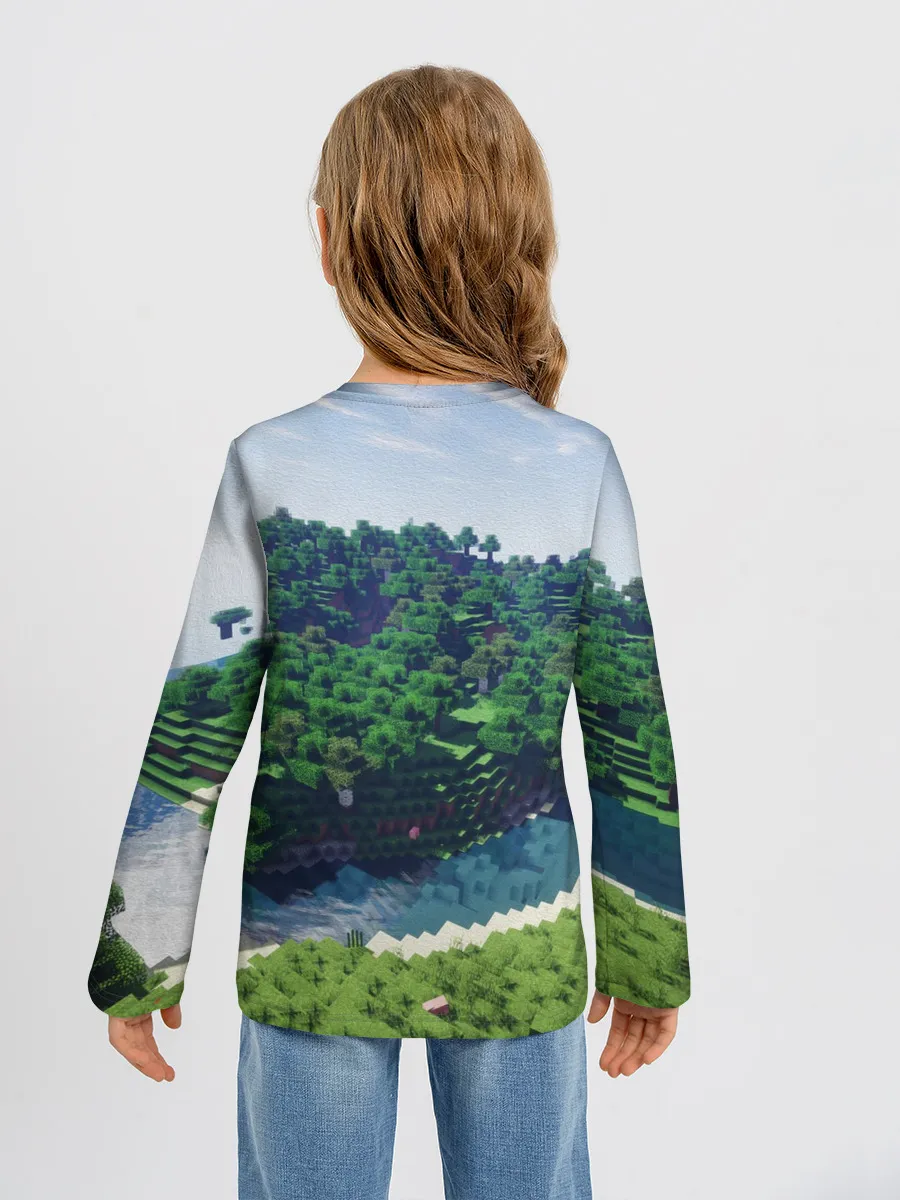 Детский лонгслив / Minecraft