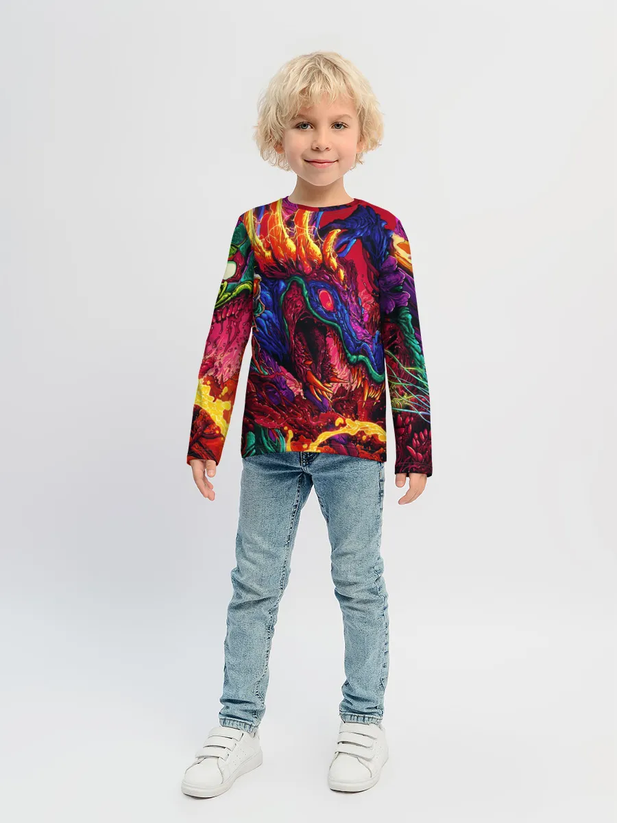 Детский лонгслив / Hyper Beast