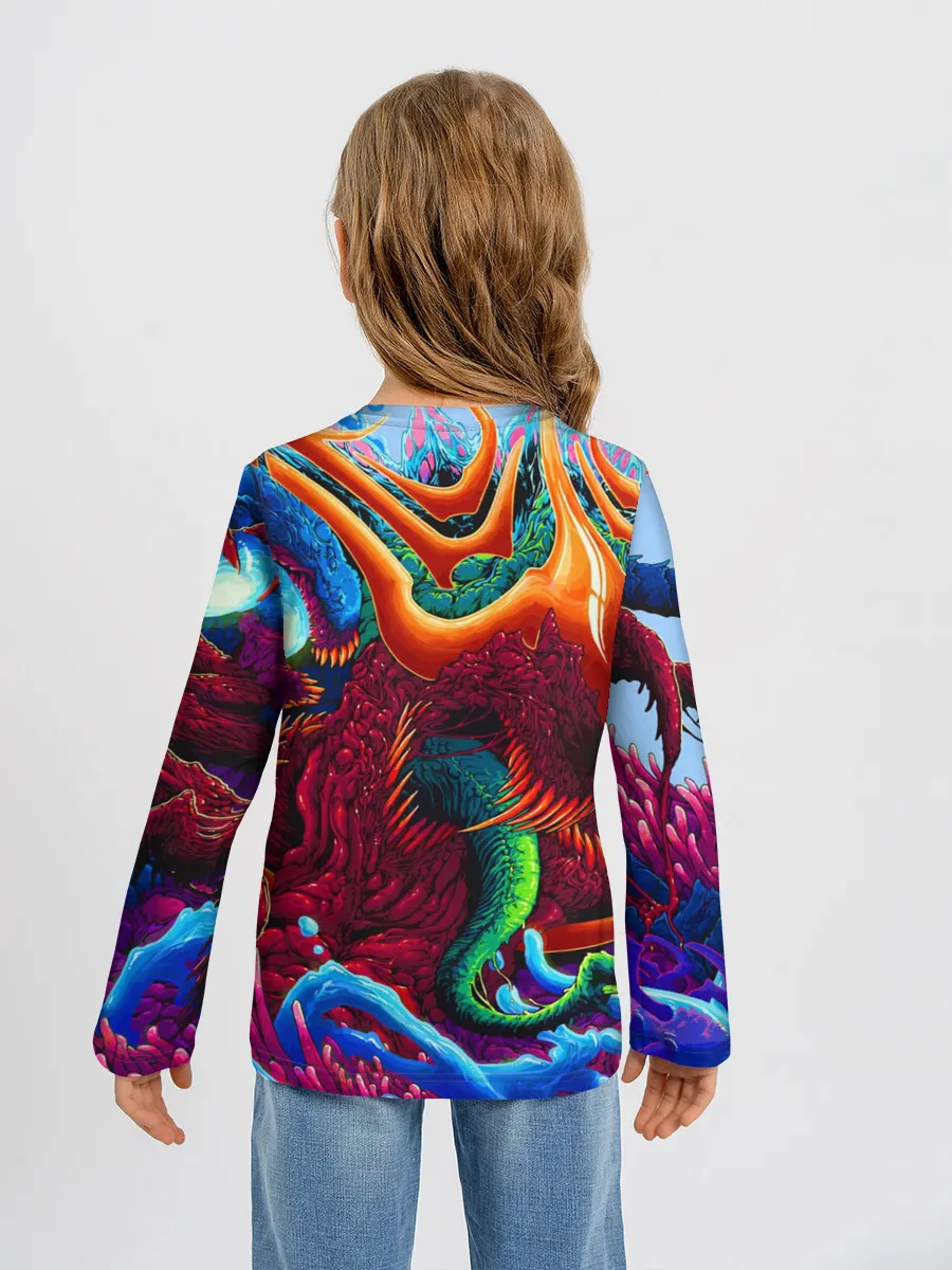 Детский лонгслив / Hyper Beast