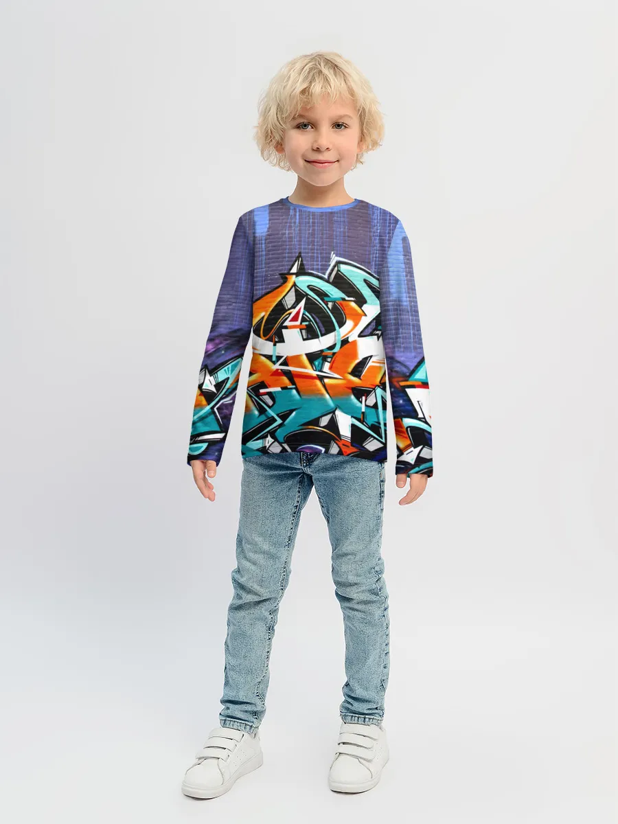 Детский лонгслив / Уличный художник