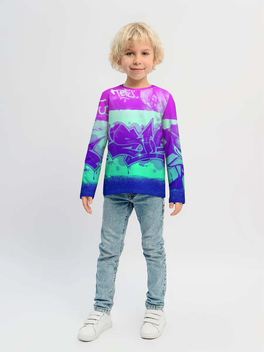 Детский лонгслив / color neon collection