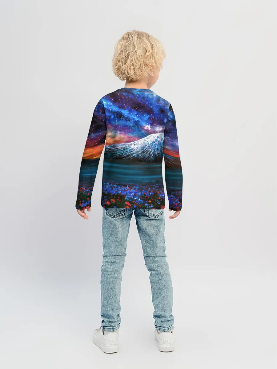 Детский лонгслив / Космос