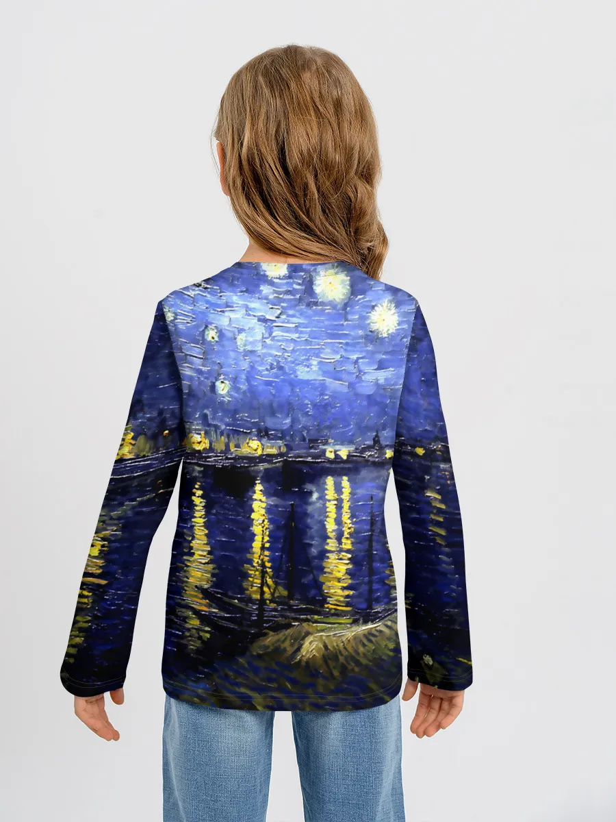 Детский лонгслив / Морской причал