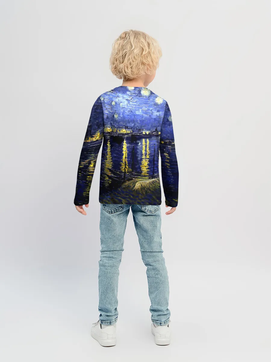 Детский лонгслив / Морской причал