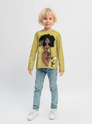 Детский лонгслив / Chocolate girl