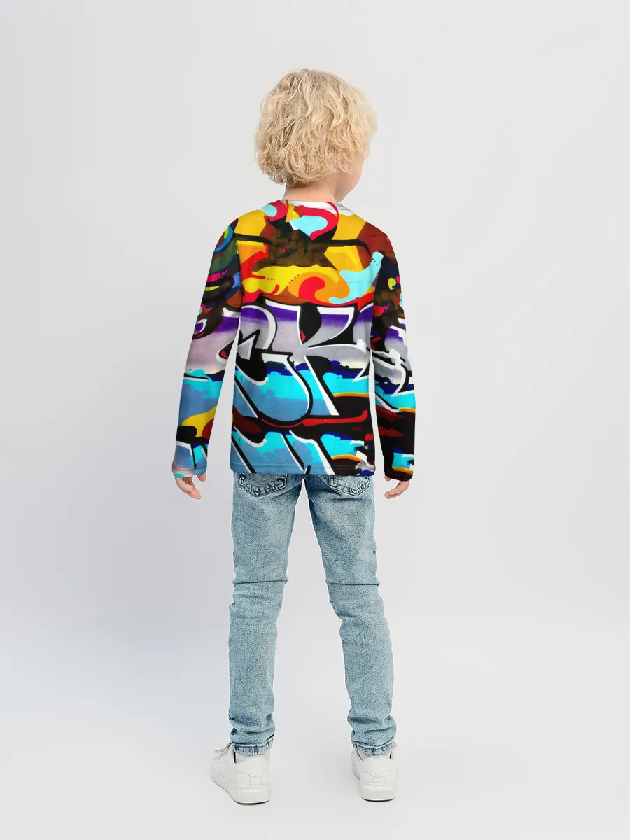 Детский лонгслив / urban neon