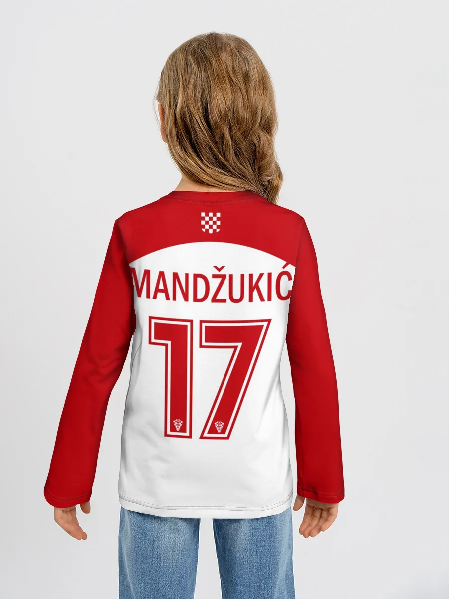 Детский лонгслив / Марио Манджукич