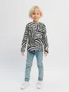 Детский лонгслив / Полосы зебры